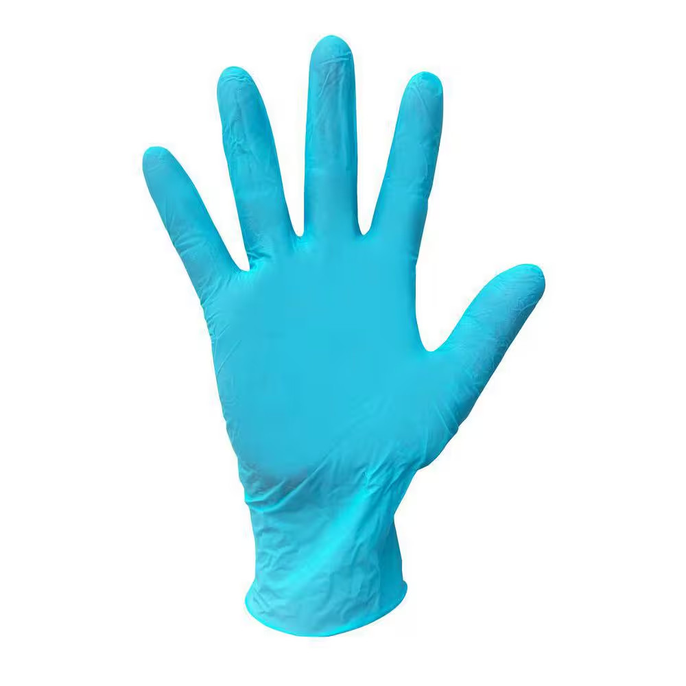 Nitrile Disposable Gloves Blue 100ct 3.5mil Latex Free Cleaning Automotive