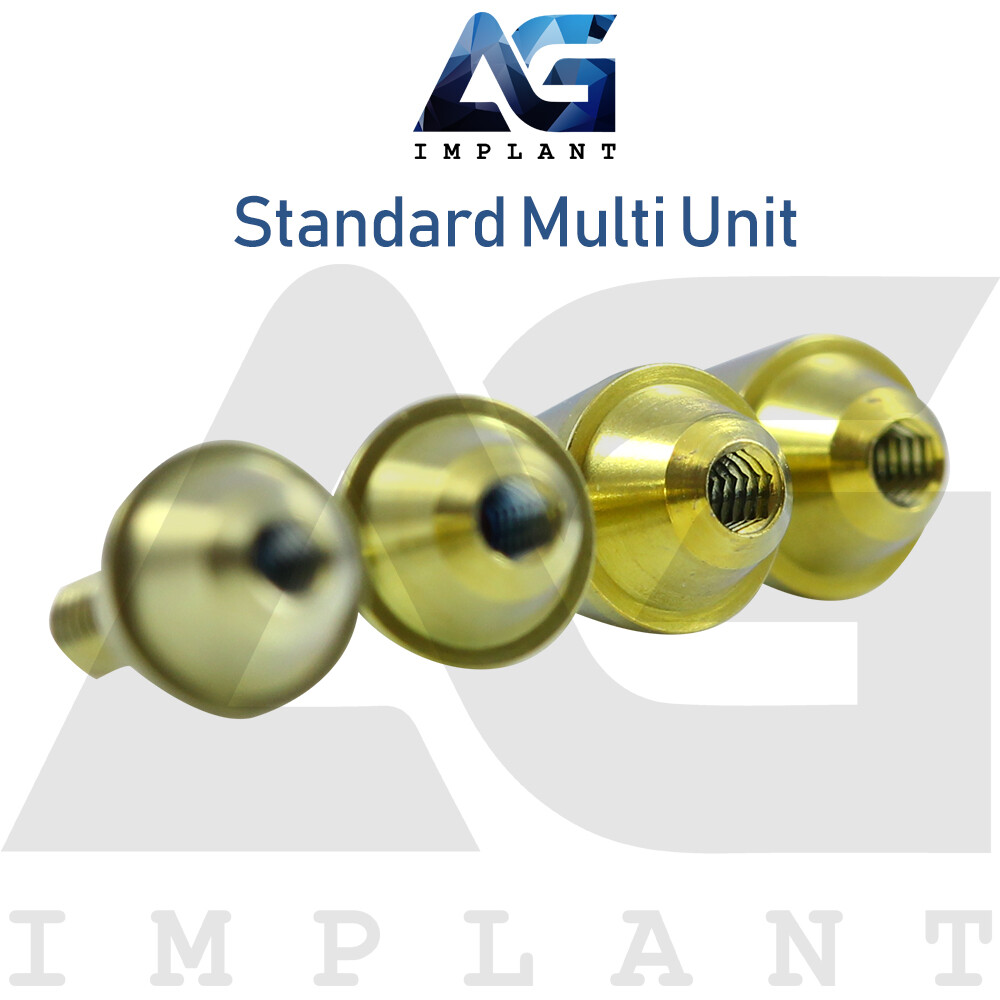 Straight Multi Unit 1.6 Prosthetic System Titanium Sleeve Set Hexagon 2.42mm