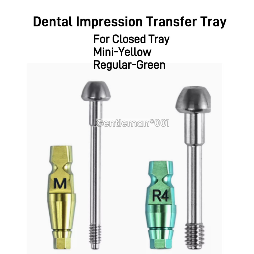 10pcs Dental Healing Abutment Caps U-Line Analog Cover Screw Mini/R Fits OSSTEM