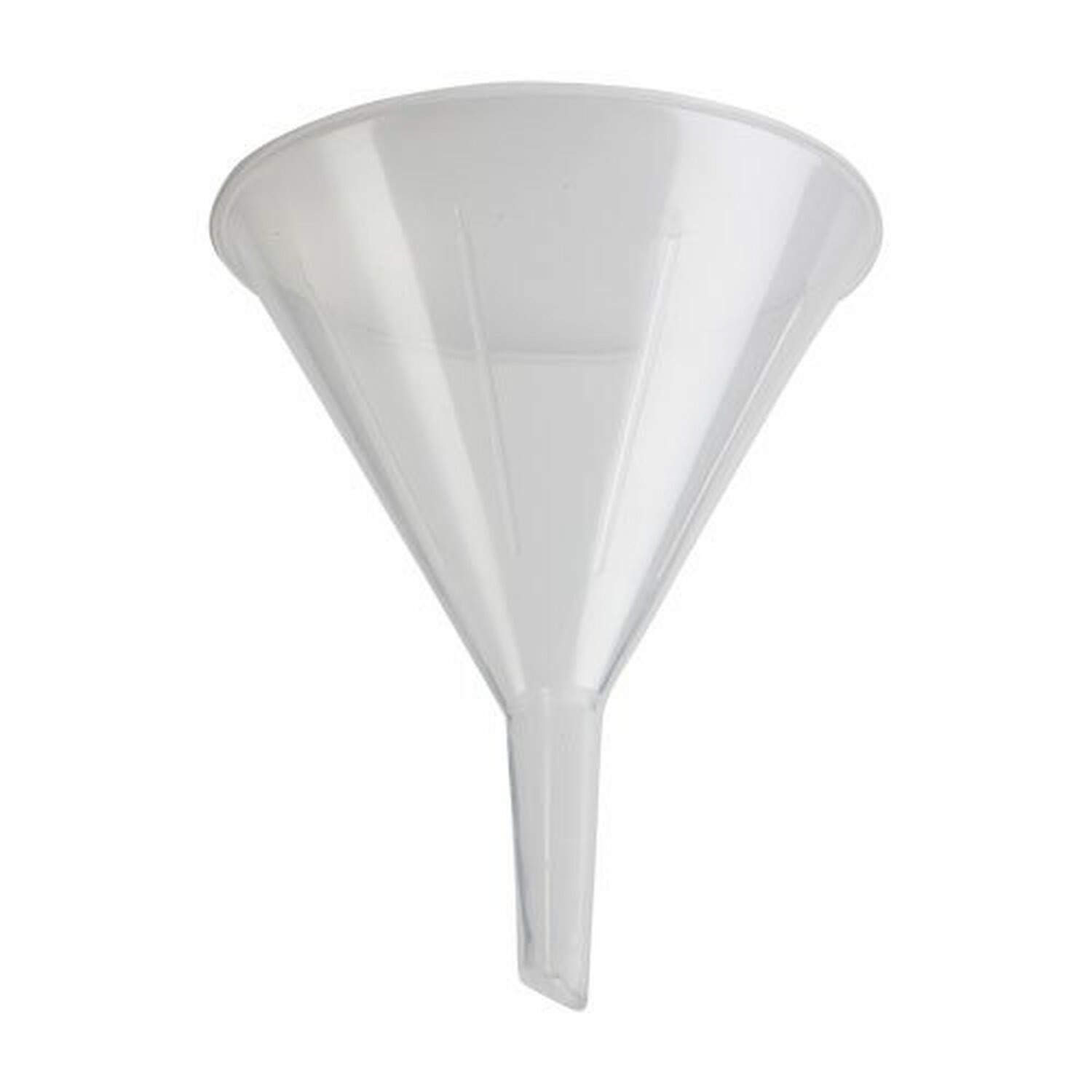 Karter Scientific 210Q3 Natural PP Plastic Funnels, Short Stem, 55mm (Pack 25)