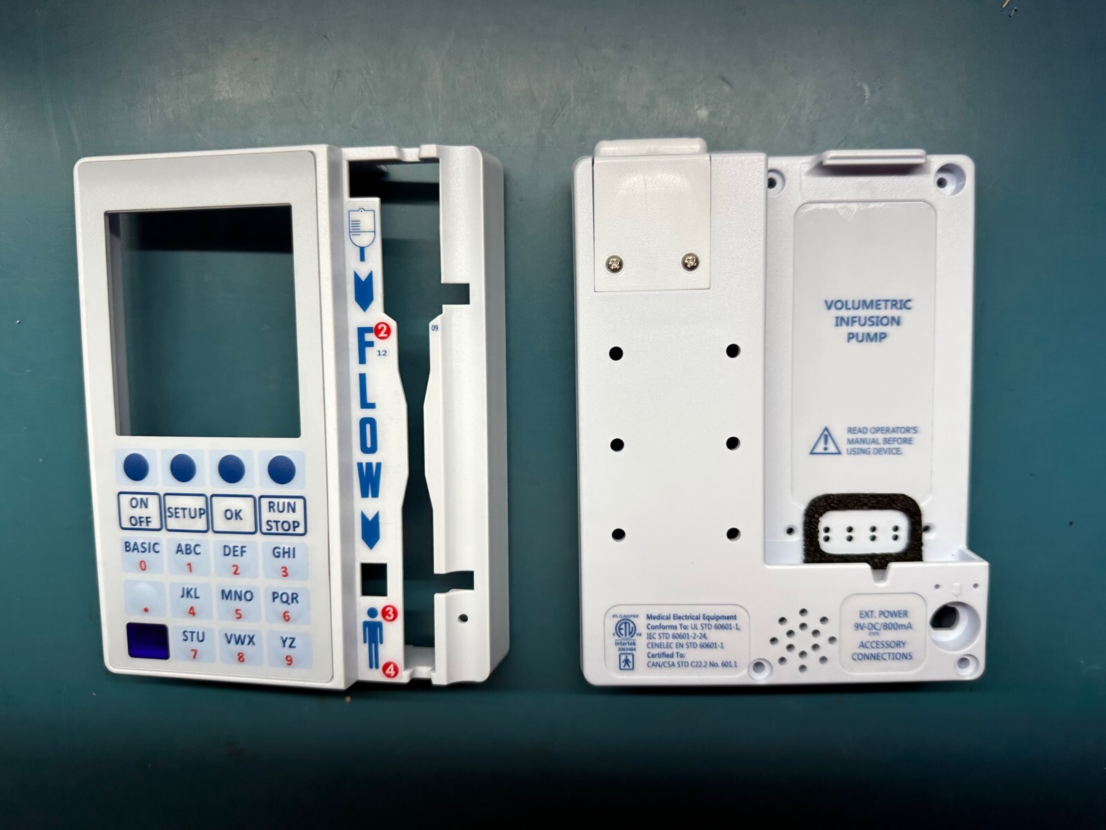 Baxter Sigma Spectrum Case Replacement – Front Case, Rear Case, Keypad Membrane