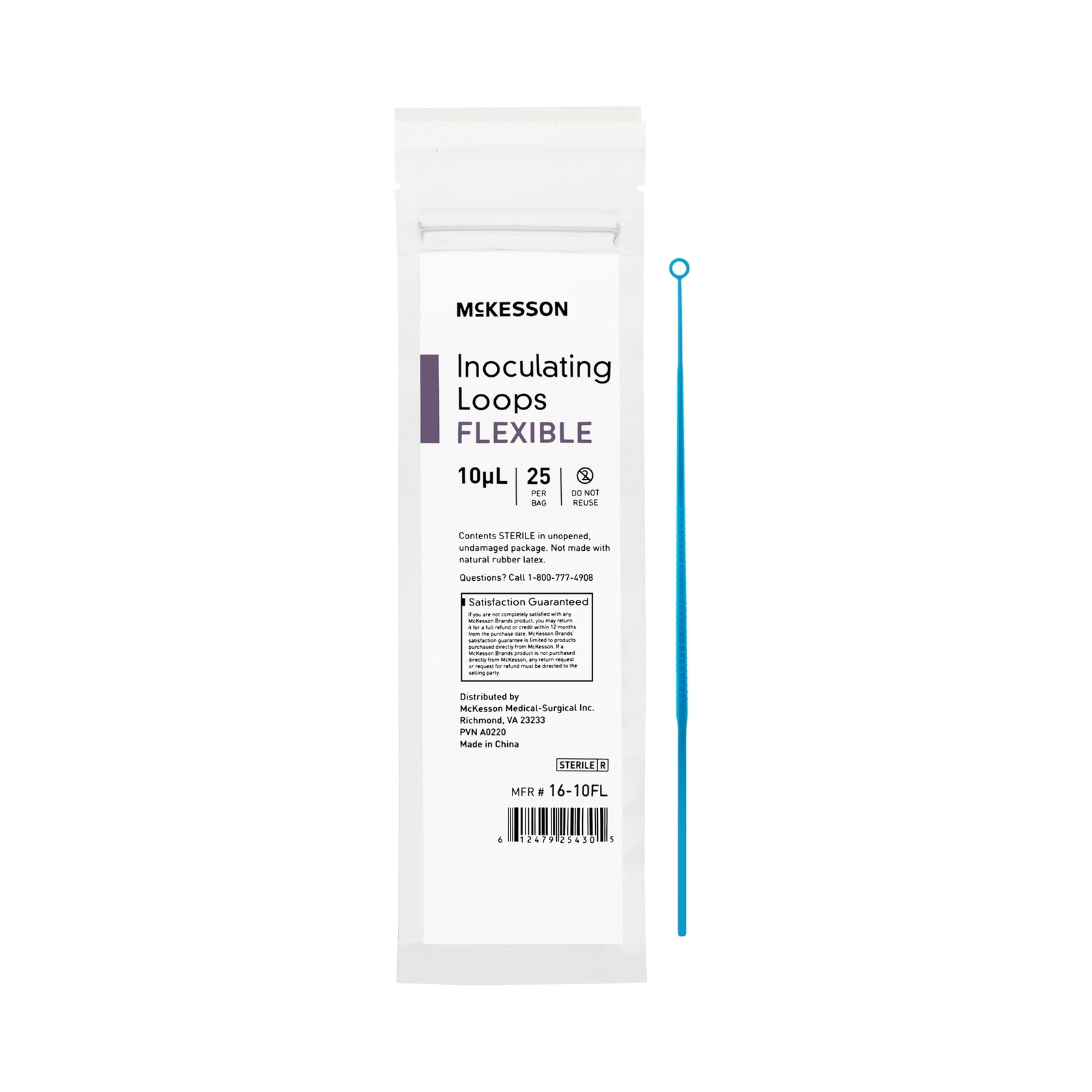 McKesson Inoculating Loop Sterile Disposable 16-10FL 1000 Ct
