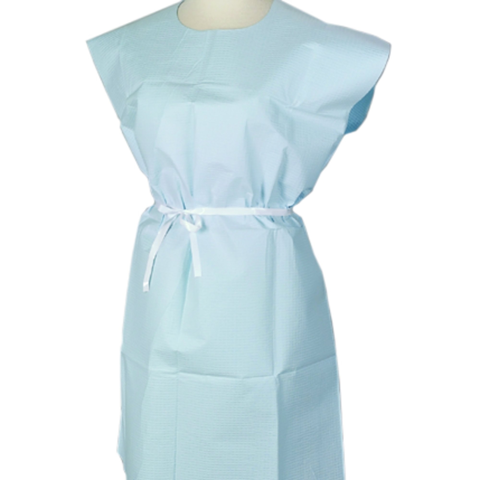 Apex Disposable Adult Tissue-Poly Exam Gown Medium / Large 50 Ct