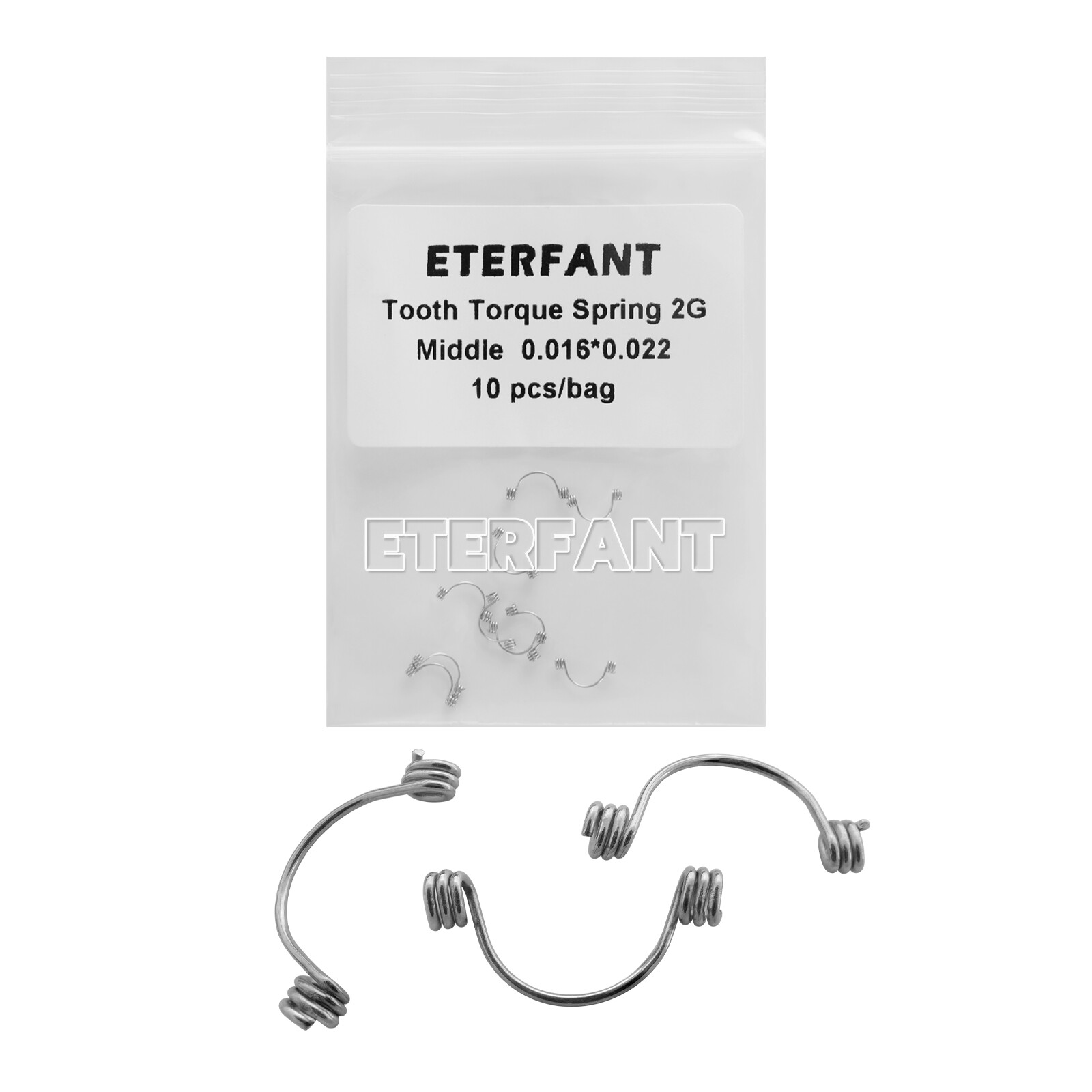 10PCs/bag ETERFANT Dental Ortho Anterior Teeth Torque Springs Small/Medium/Large