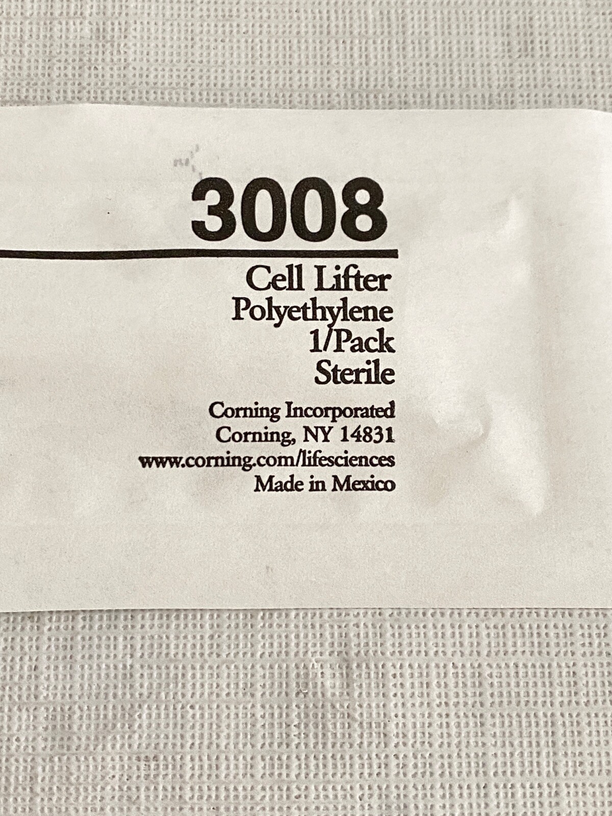 (17 Pcs) CORNING Costar Polyethylene Cell Lifter Individually Wrapped 3008
