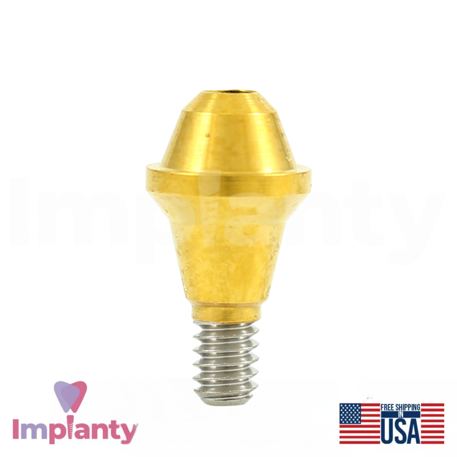 1x Dental Straight Multi Unit RP Conical Connection 2.65mm Plastic Sleeve Set