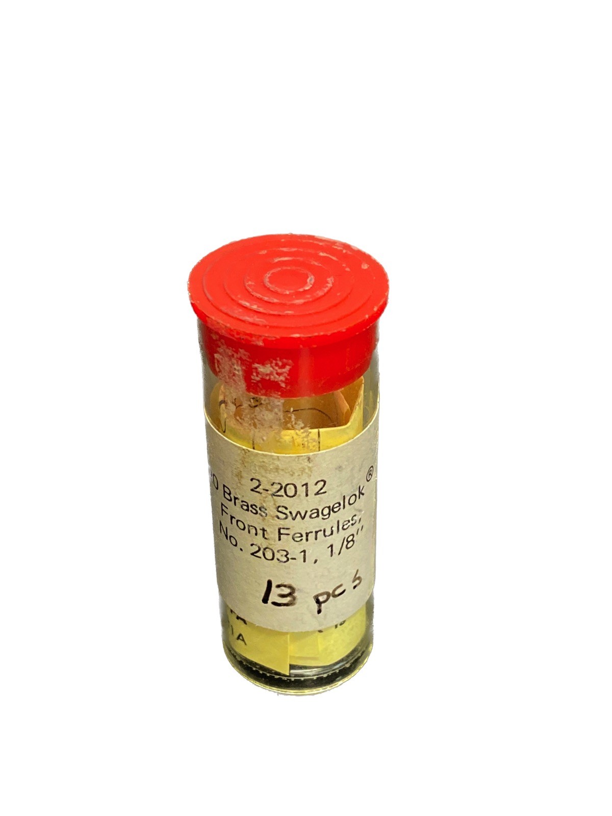 (13) SUPELCO 1/8” Brass Swagelok Front Ferrules 2-2012 203-1