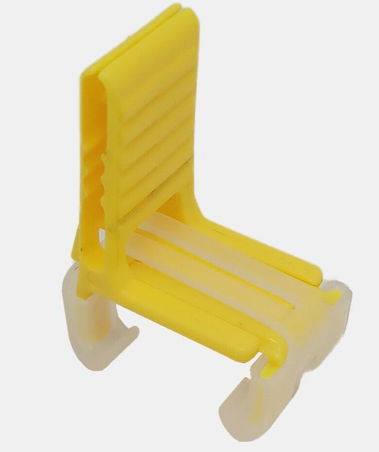 2 pcs Autoclavable Universal Digital Posterior Bite Block Yellow