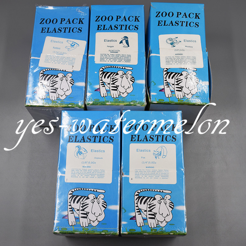 50 Packs Dental Orthodontic Rubber Bands Ring Elastics Latex Braces 15 Sizes