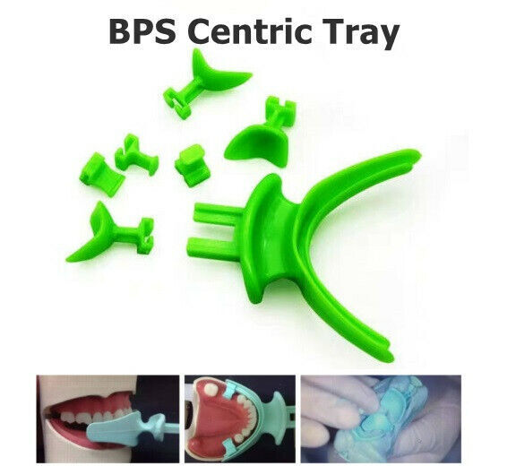 Dental Impression Centric Tray Occlusal Record Articulator Face Bow Implantology