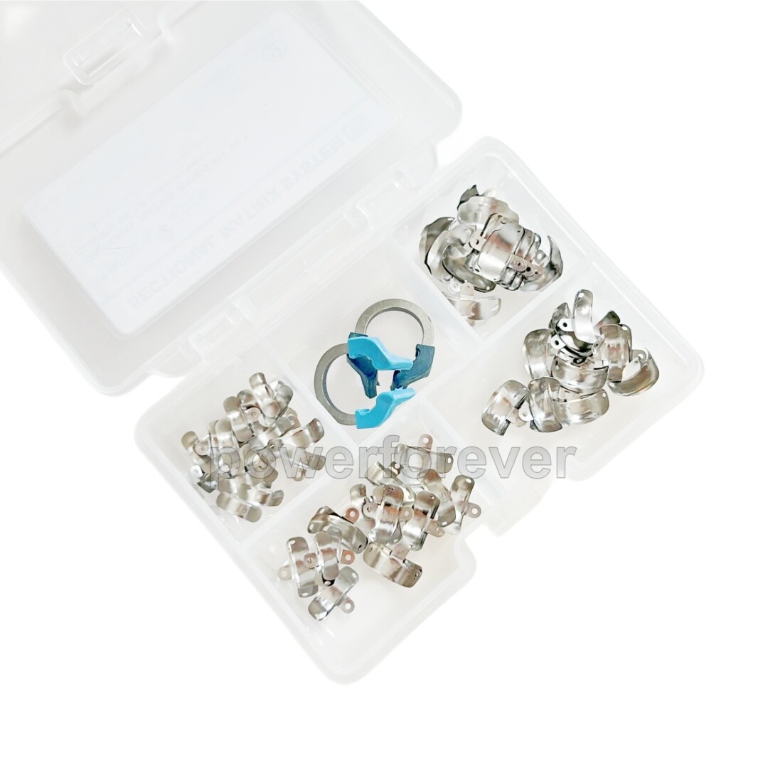 Dental Sectional Contoured Matrix System Matrices Bands Clip Clamp Holder Ring