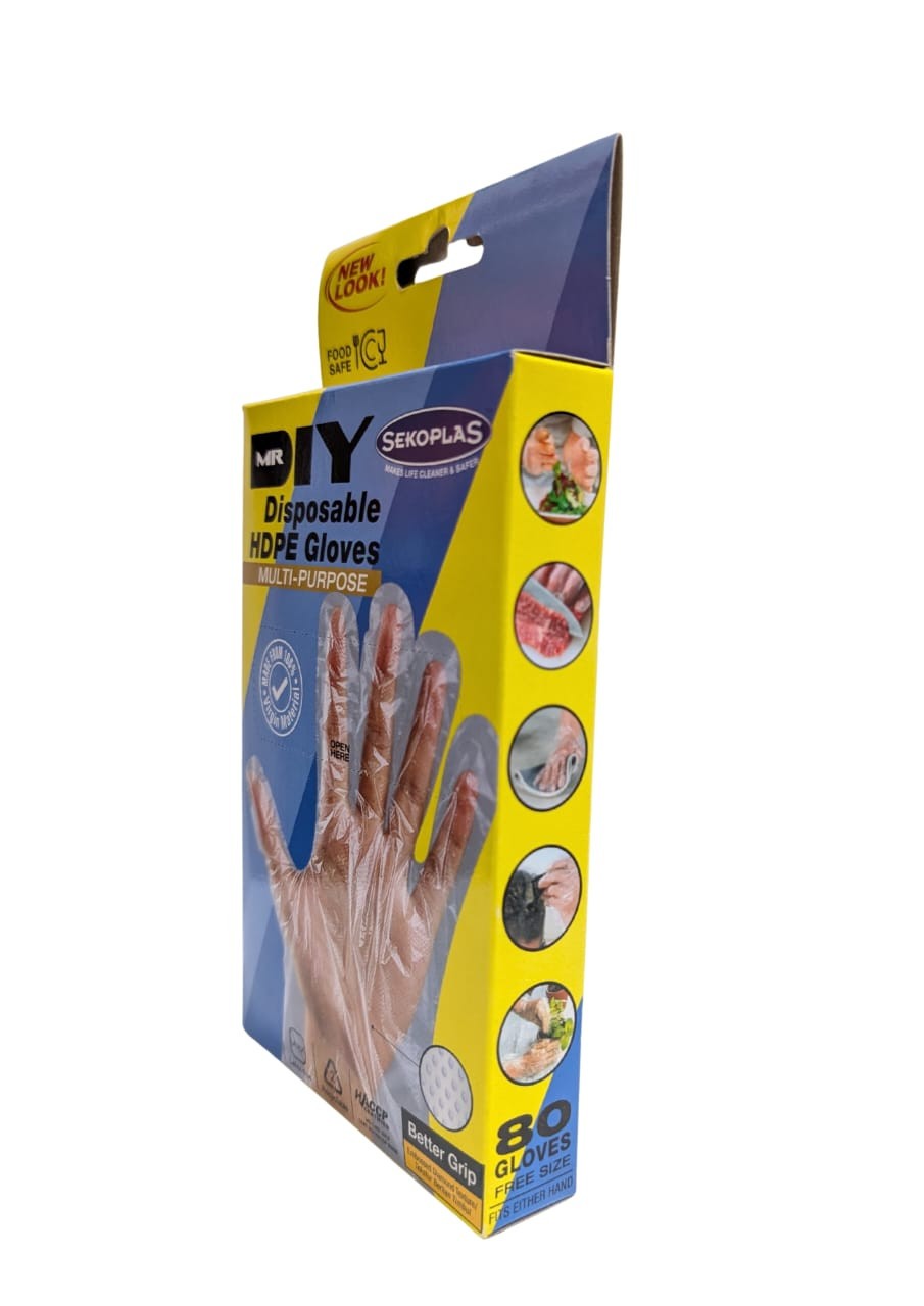 Disposable HDPE Gloves Multi