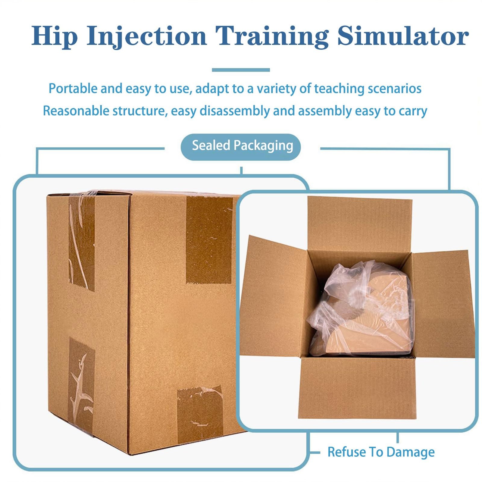 Hip Injection Training Simulator – Realistic Buttock Muscle Injection Trainin…