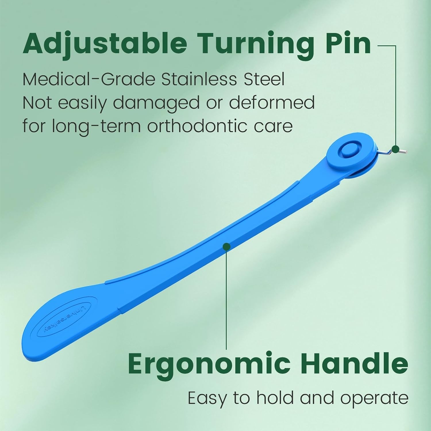 2 Count Universal Expander Keys, Dental Orthodontic Expansion Key Tool for Pa…