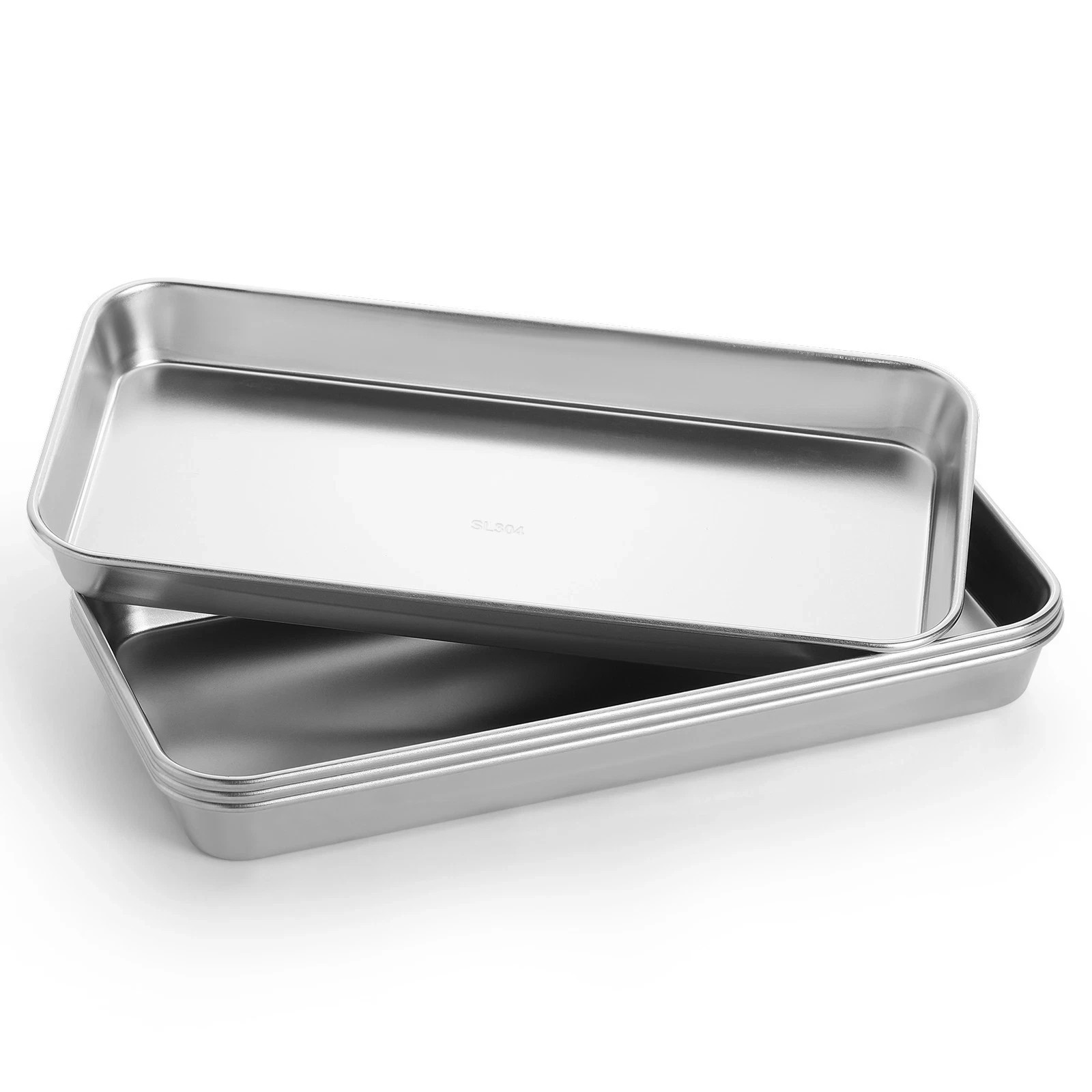 Multi-Purpose Dental Medical Stainless Steel Instrument Trays Tattoo Flat Tray