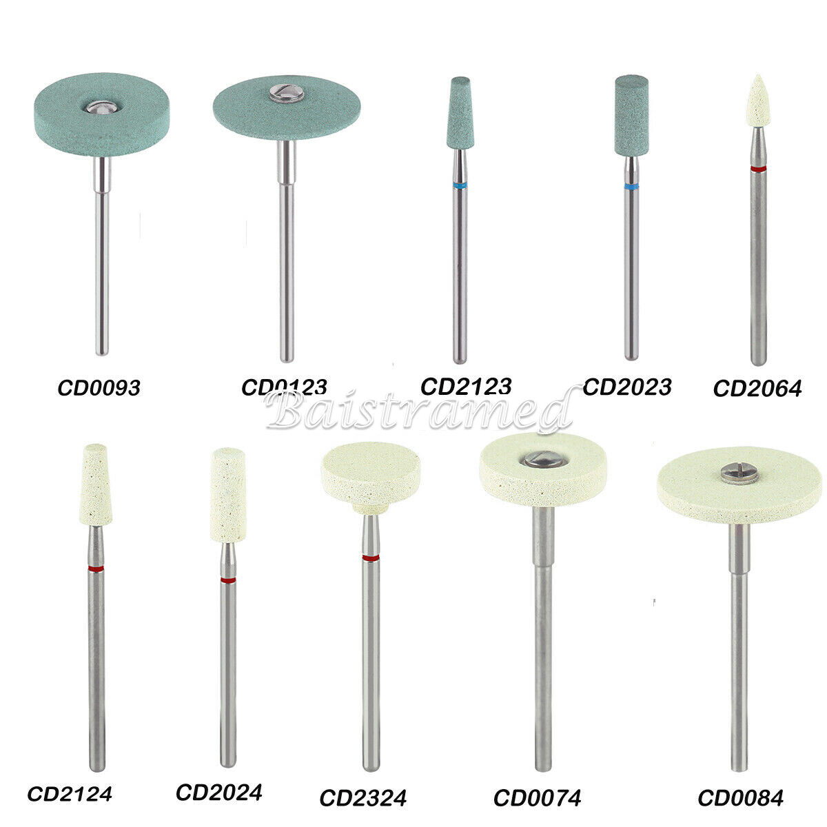 AZDENT Dental Ceramic Diamond Grinder Zirconia Porcelain Polisher Burs HP