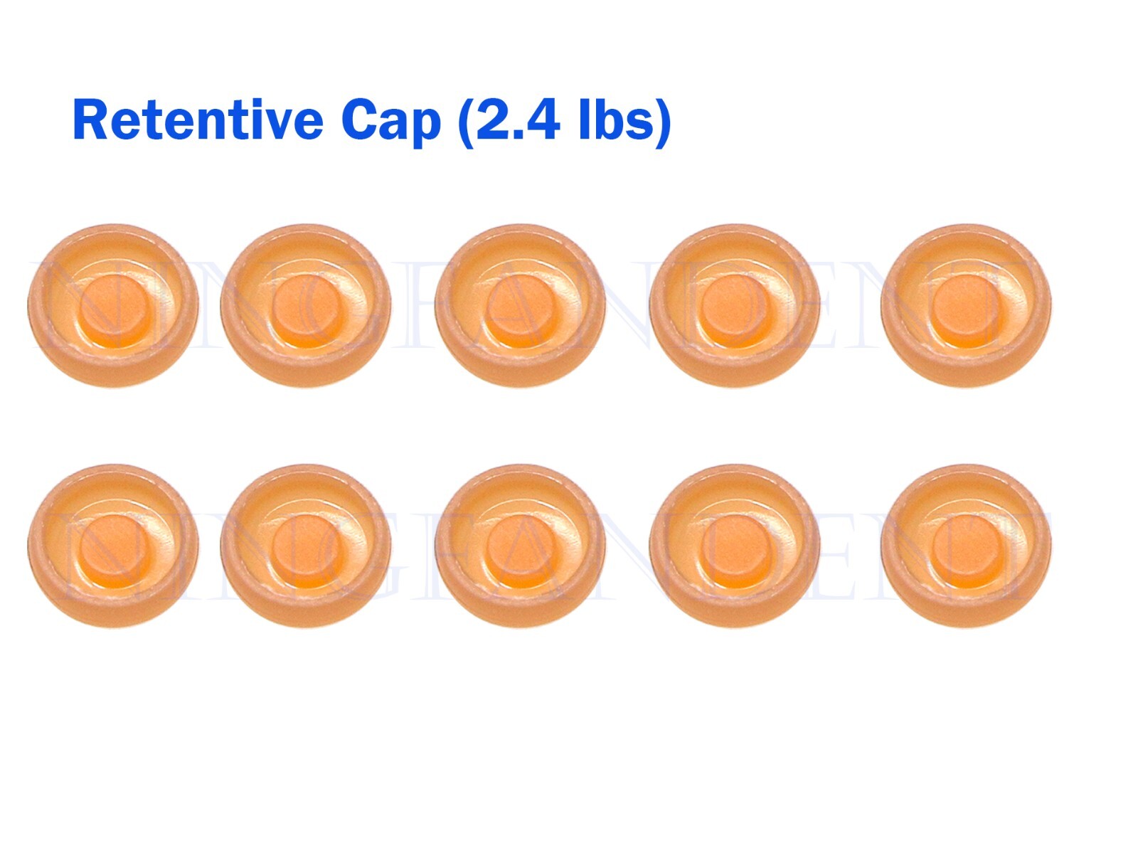 10pcs Universal Dental Attachment Implant Loc ator Overdenture Caps 2.4 lbs