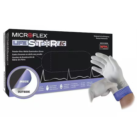 Ansell Lse-104 Lse-104, Disposable Gloves, 5.5 Mil Palm, Nitrile, Powder-Free,