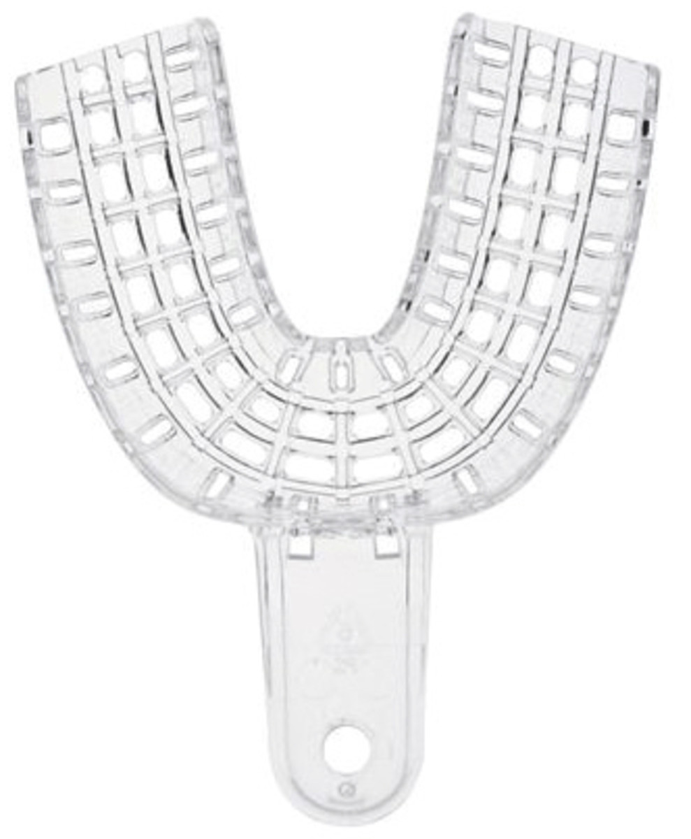 *12-Piece* Coltene President Impression Tray Size-4 Lower Full Arch-Medium C6904