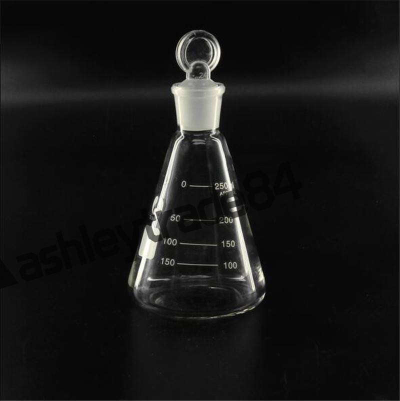 50/100/150/250ML Glass Erlenmeyer Flask Conical Bottle Lab Chemistry Glassware