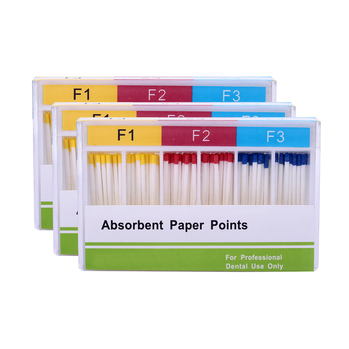 100pcs/pack Dental Endodontic Absorbent Paper Points F1.F2.F3