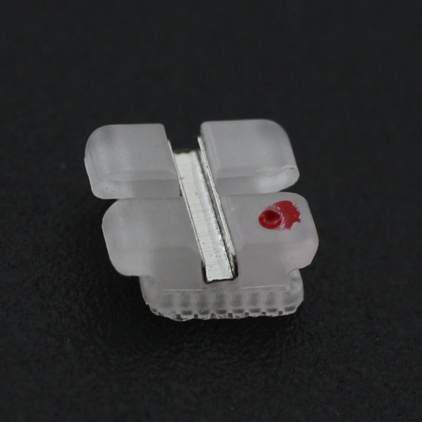 Noble Dental Orthodontic Ceramic Brackets Brace Roth 022 3 Hooks Metal Slot