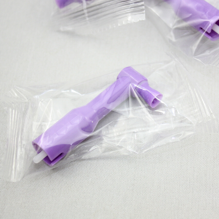 40 PCS Dental Disposable Pro Angle Prophy Angles Cup Purple