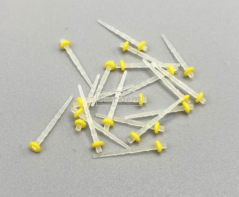 200x Dental Quartz Glass Fiber Post Teeth Restorative Screw Straight Endo Posts