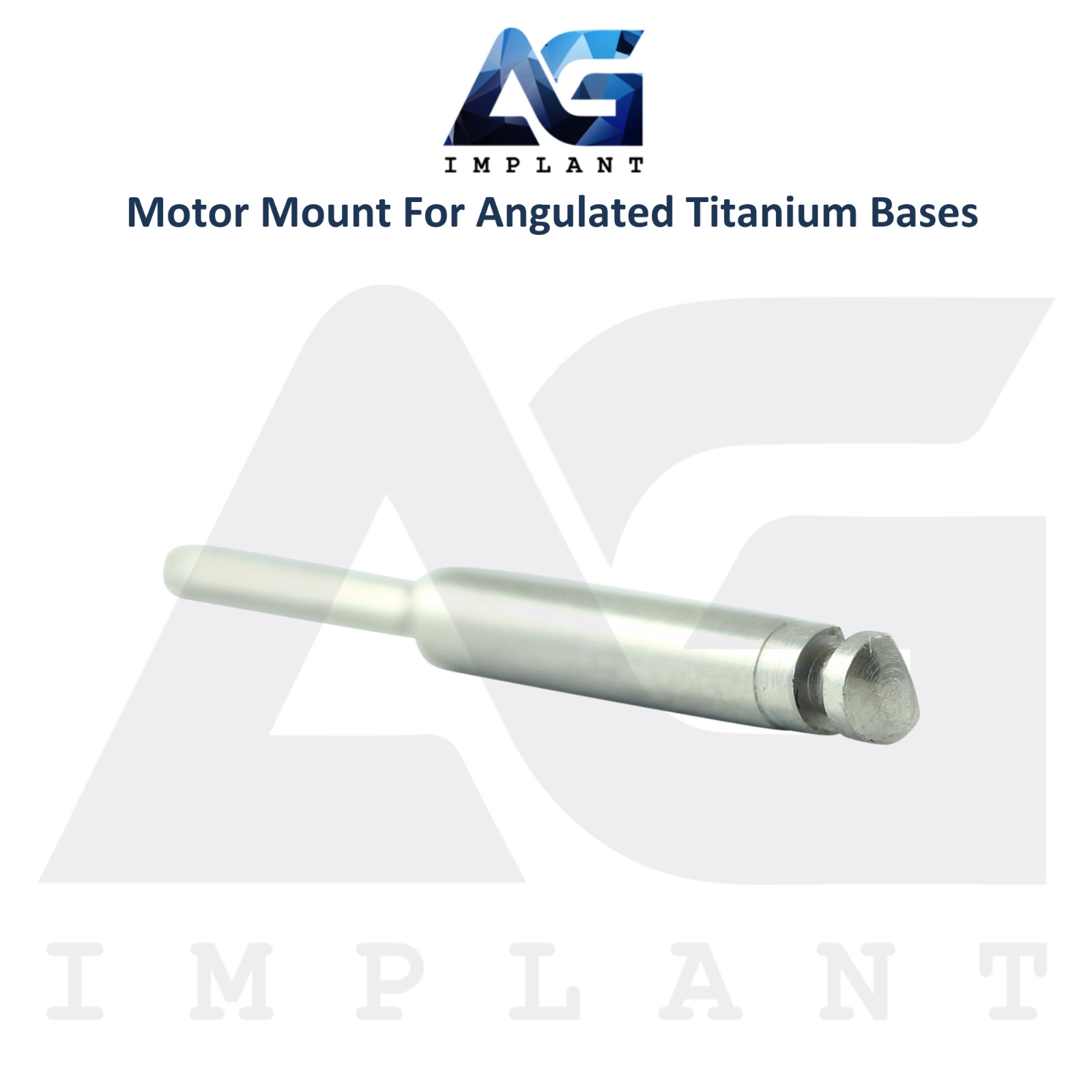 Dental Motor Mount For Angulated Titanium Bases CAD/CAM Stainless Steel Driver