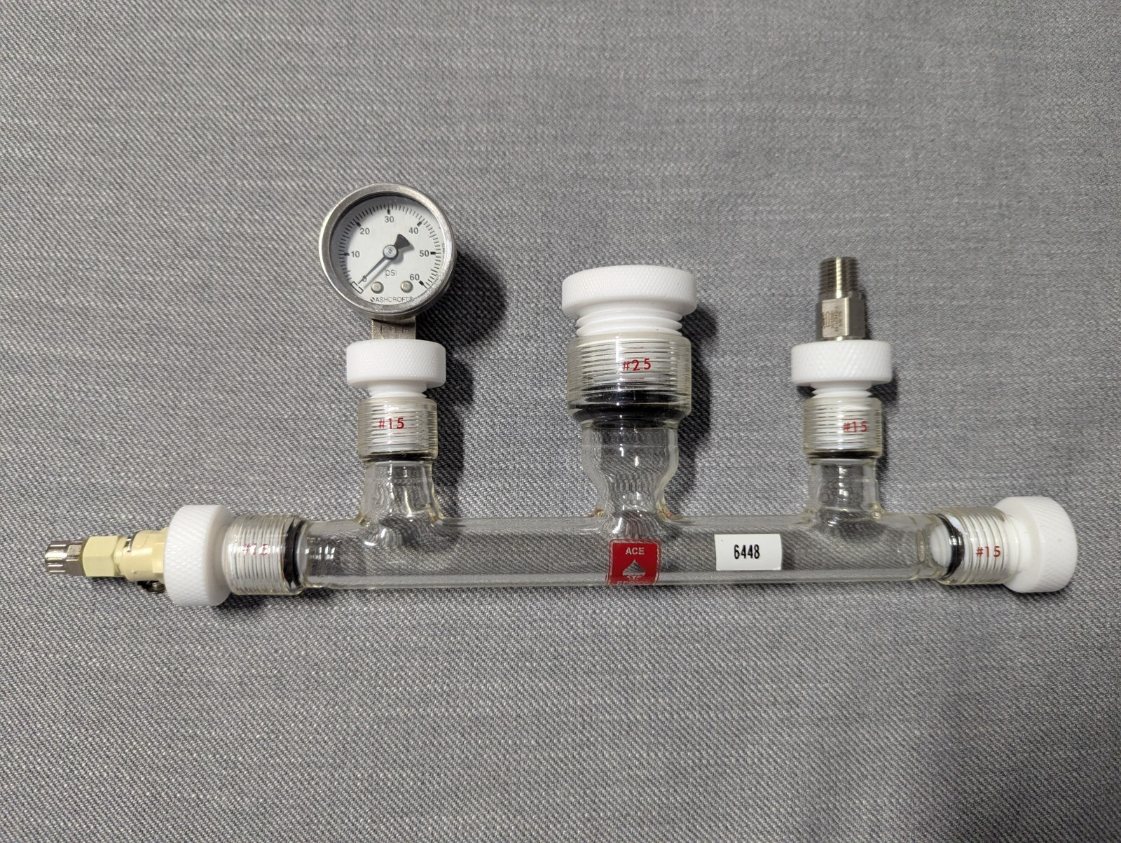 Ace Glass 6448-54 Pressure Manifold Epoxy Coated, Complete