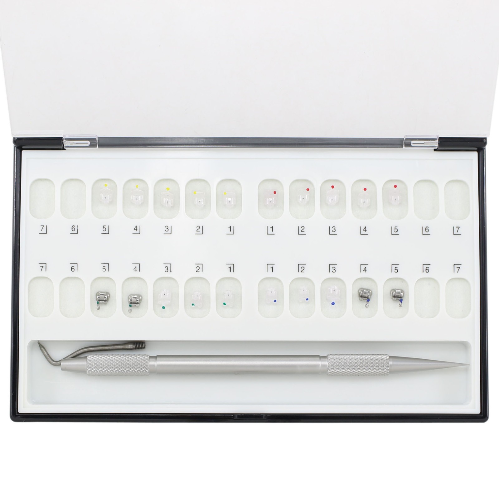 Orthodontic Ceramic Self Ligating Brackets Damon Clear Copper NiTi Arch Wire STD