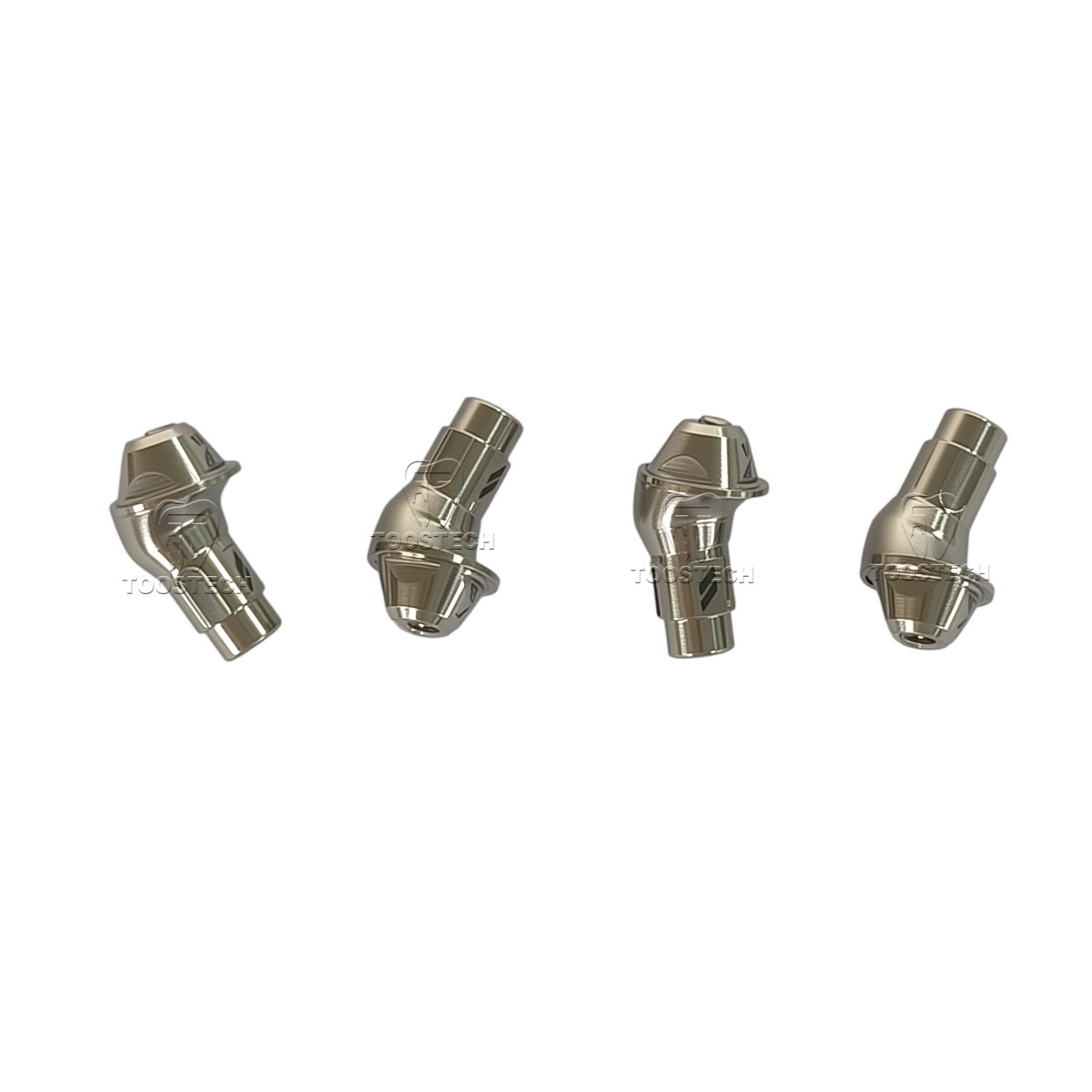 3pcs multi unit angled abutment fits to Straumann ITI NC/RC 17 degree D4.6mm