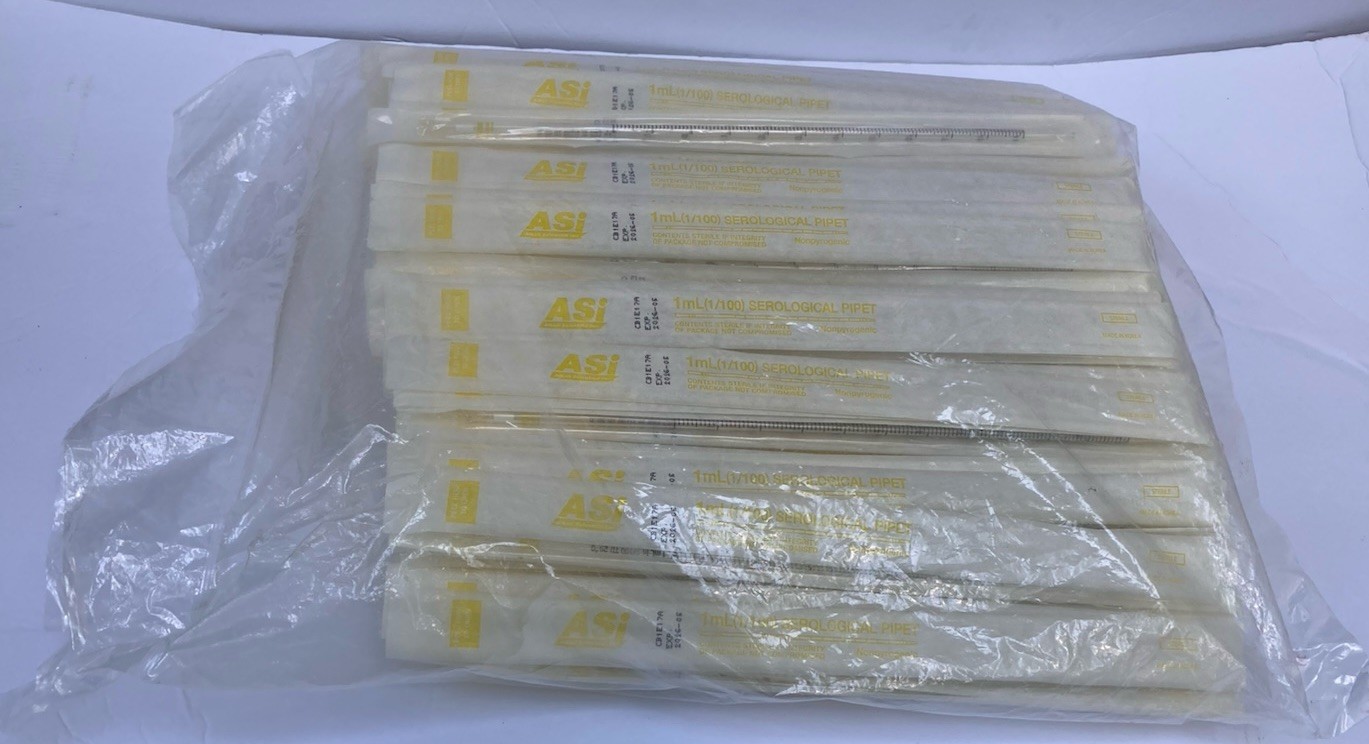CellPro Serological Pipettes Sterile Individually Wrapped NEW SEALED 1-ml 400-ct