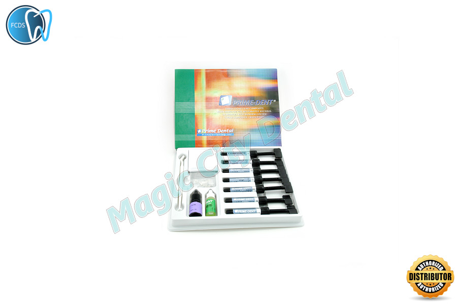 Prime Dent Hybrid Composite VLC Resin Based Restorative 7 Syr Dental Kit