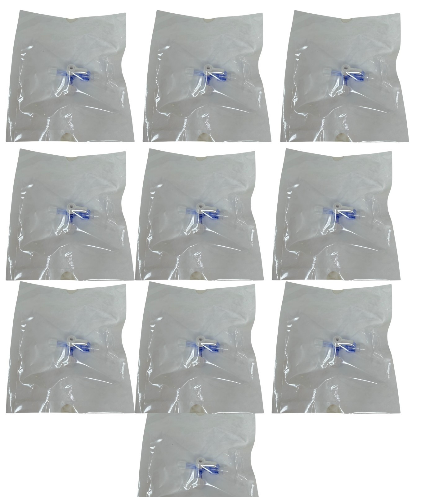 Utah Medical Products 400351 Disposable 3-Way Luer Lock Stopcock Sterile, 10 Pcs