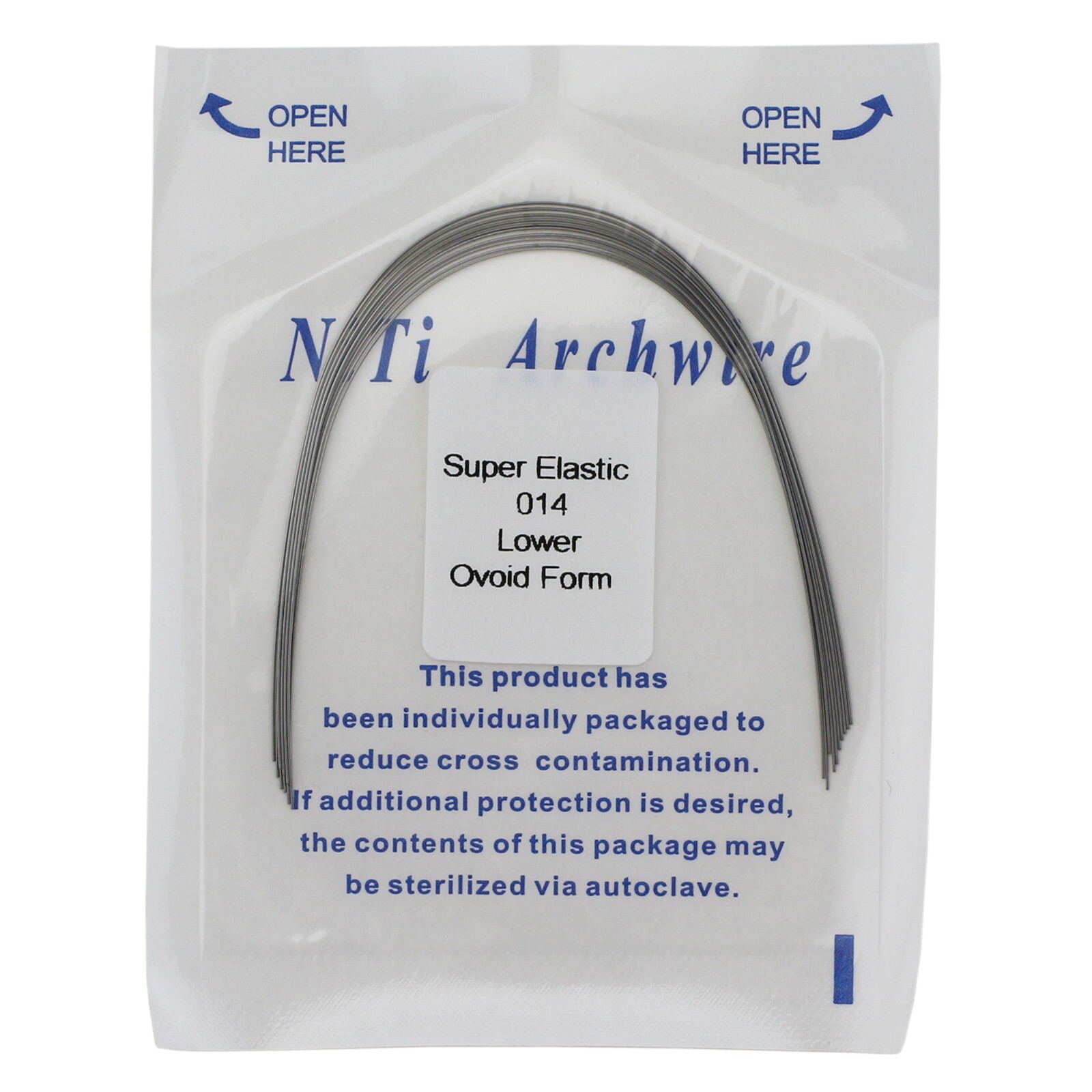 Orthodontic Arch Wire NiTi Stainless Steel Archwires Round Rectangular Natural