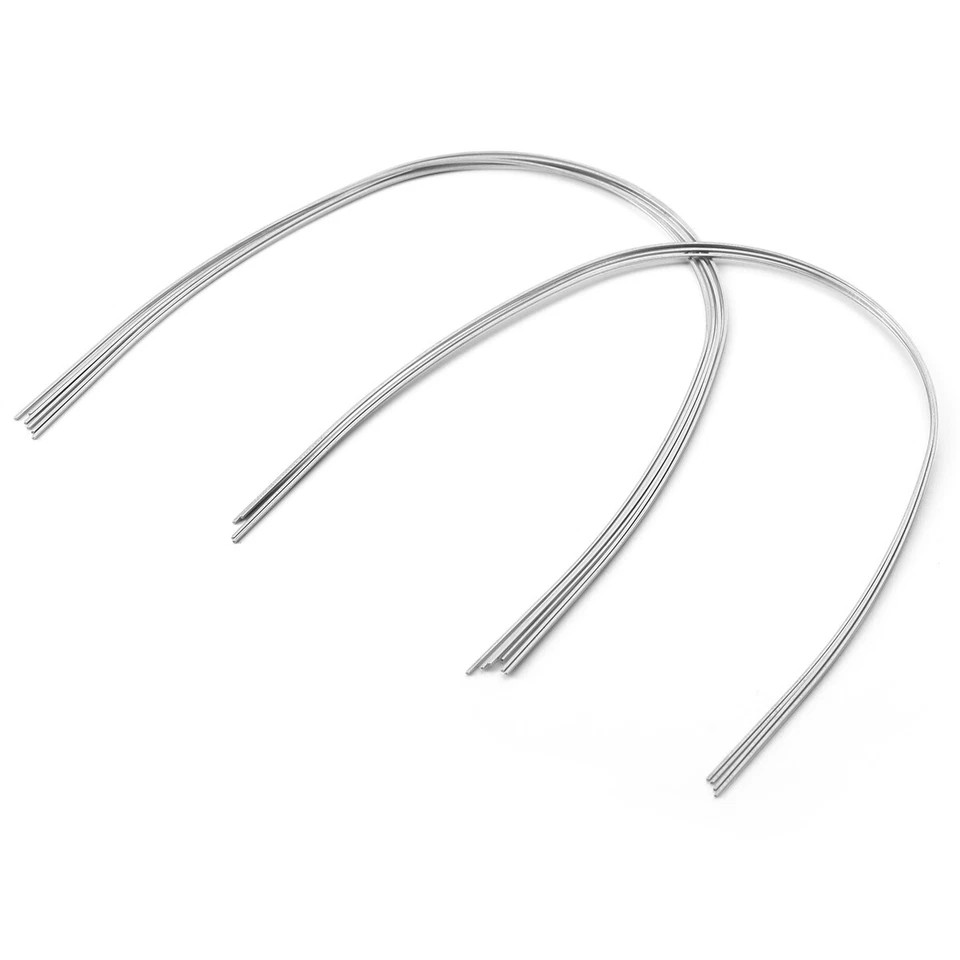 100Pks Dental Orthodontic Rectangular Super Elastic Niti Arch Wires Ovoid Arcs