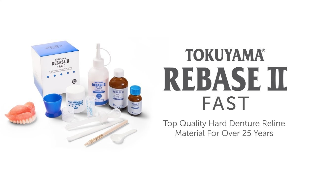 TOKUYAMA REBASE II Fast Dental Chairside Hard Denture Reline Material