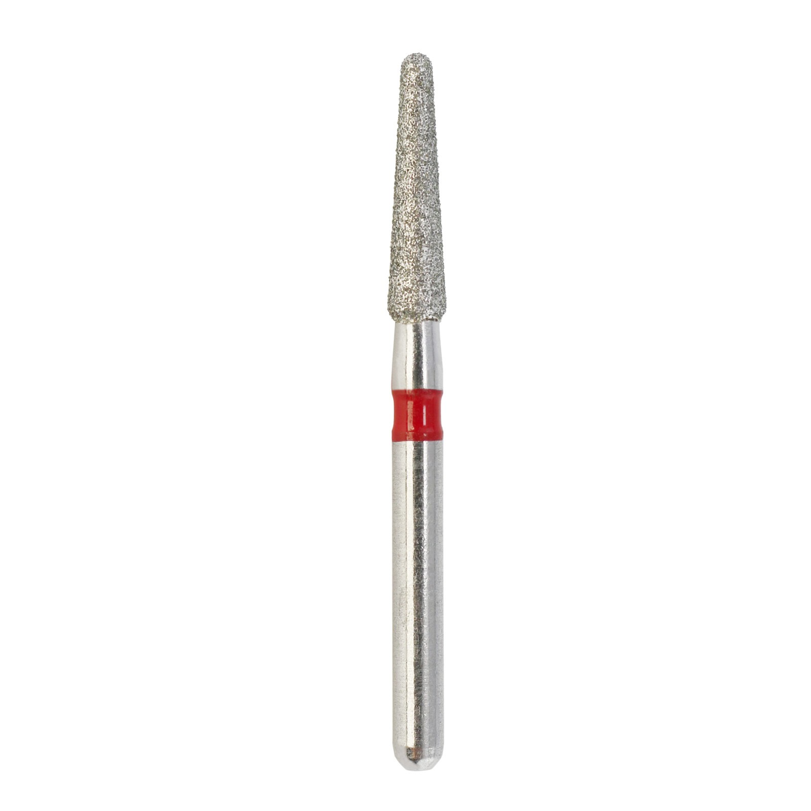 Dental Diamond Burs FG Bur 856/018F Round End Taper Fine Grit Red Friction Grip