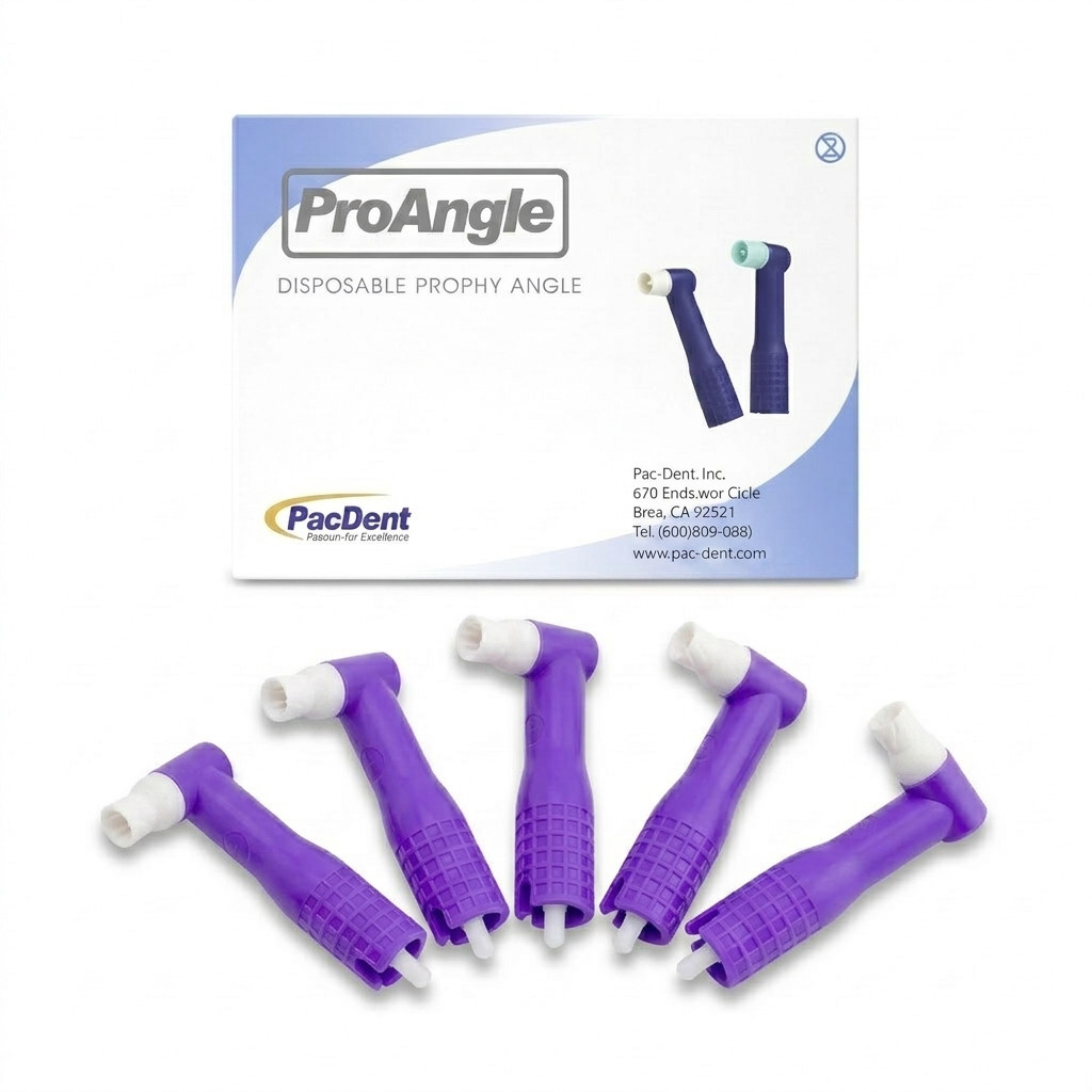 ProAngle Disposable Prophy Angles Soft & Firm Polishing Cups 50Ct PacDent