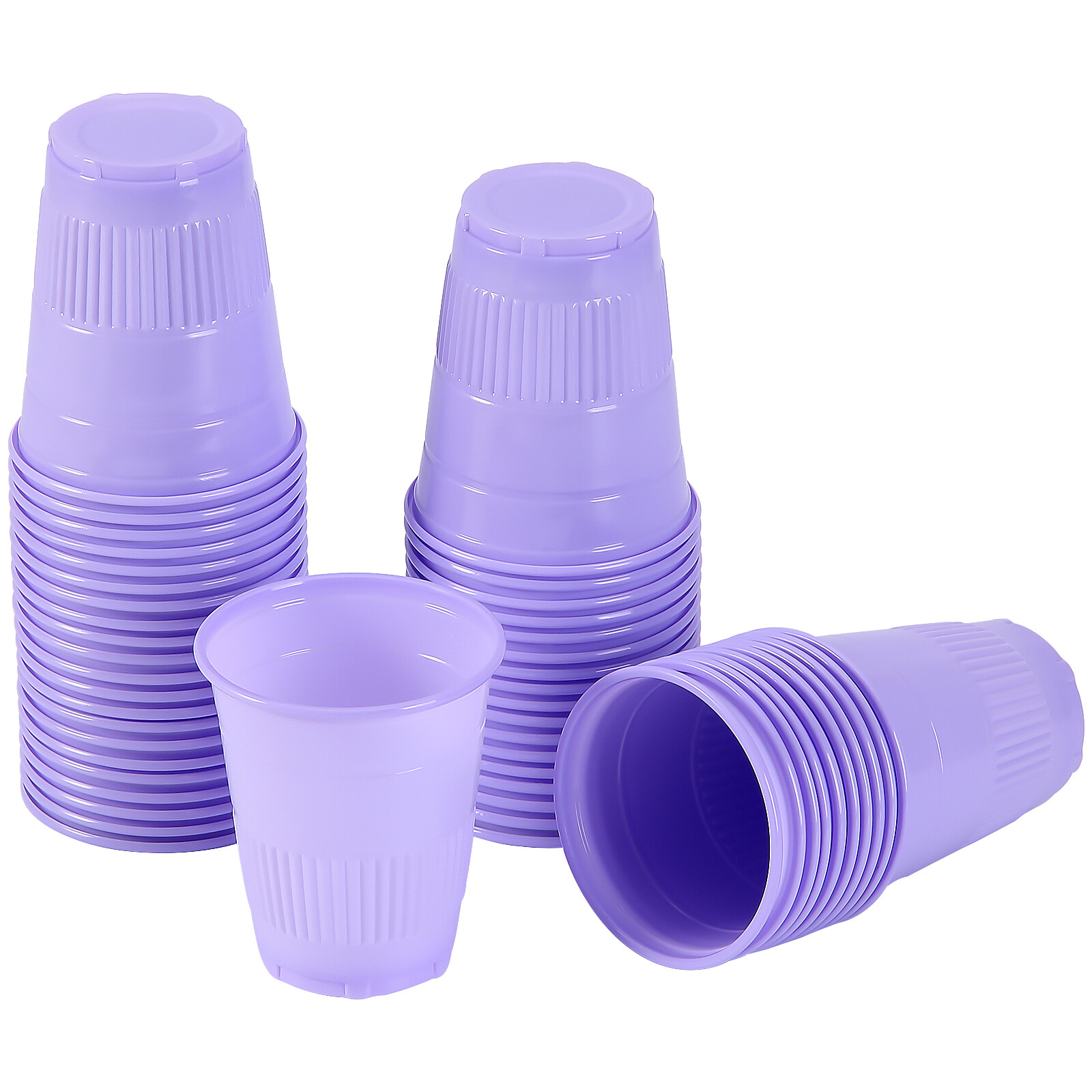 1000pcs Disposable Dental Plastic Drinking Cups Bathroom Mouthwash cup Purple