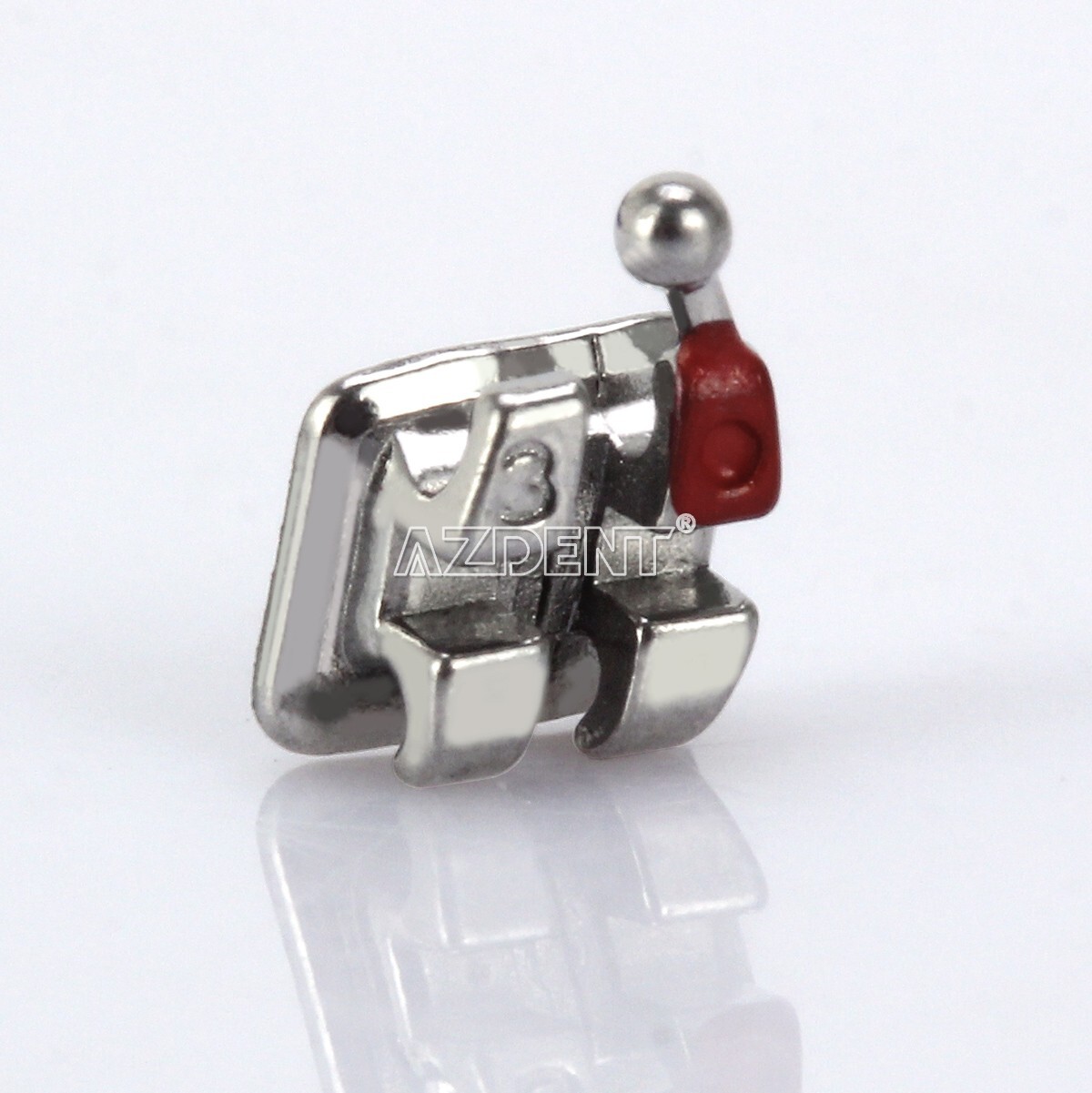 10 Brackets Ortodoncia AZDENT Monobloque Mini Roth .022 con Gancho 3-4-5, Pack