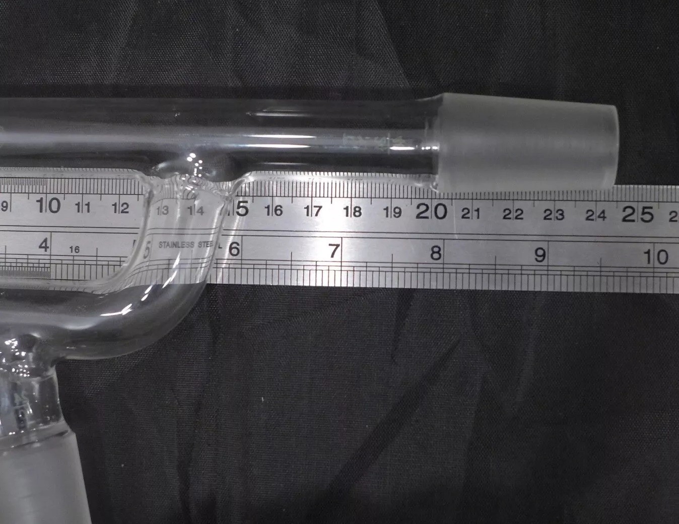 CORNING Pyrex Expanded Claisen Distilling Adapter ST 24/40, thermometer ST 10/30