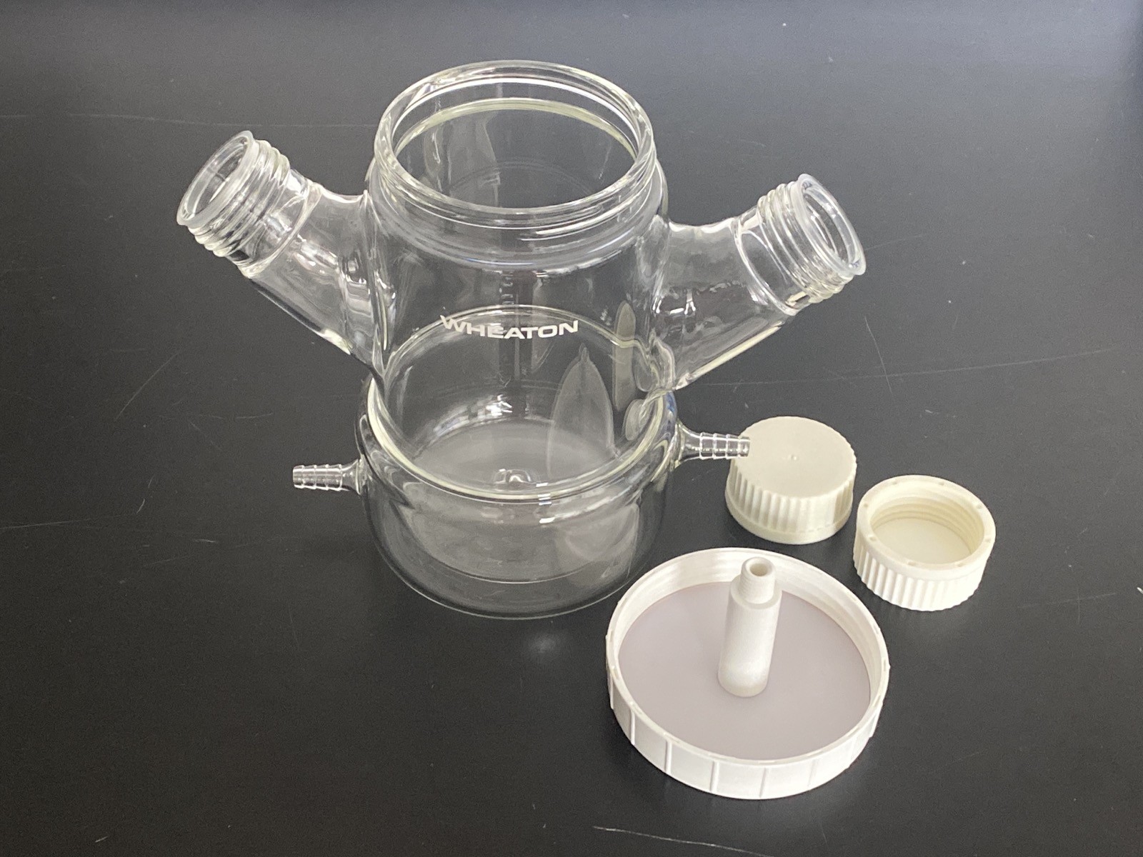 New WHEATON 500mL Celstir Glass Jacketed Spinner Flask Complete GL45 356952