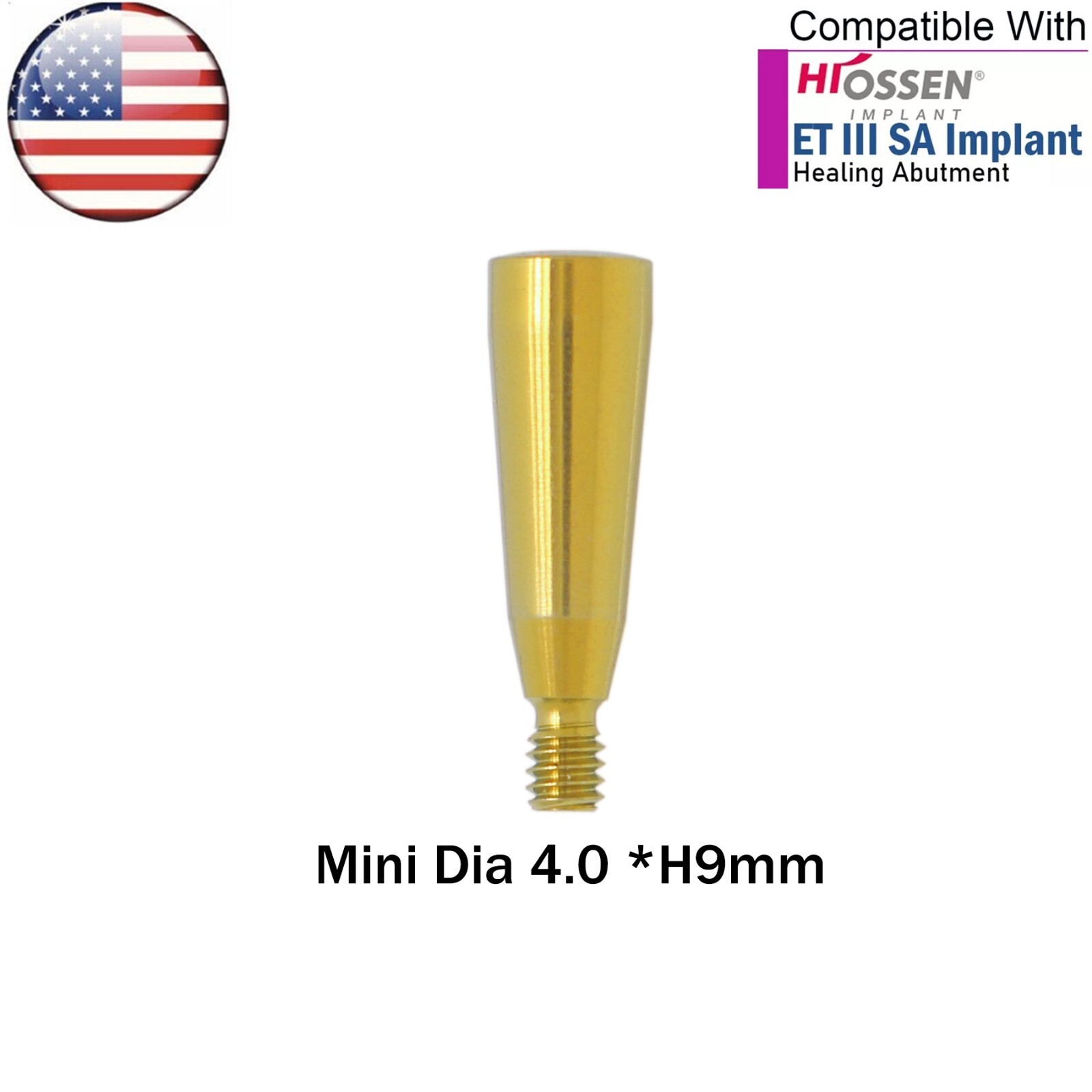 US Dental Healing Abutment Caps Mini Platform For Osstem Hiossen ET Hexagon