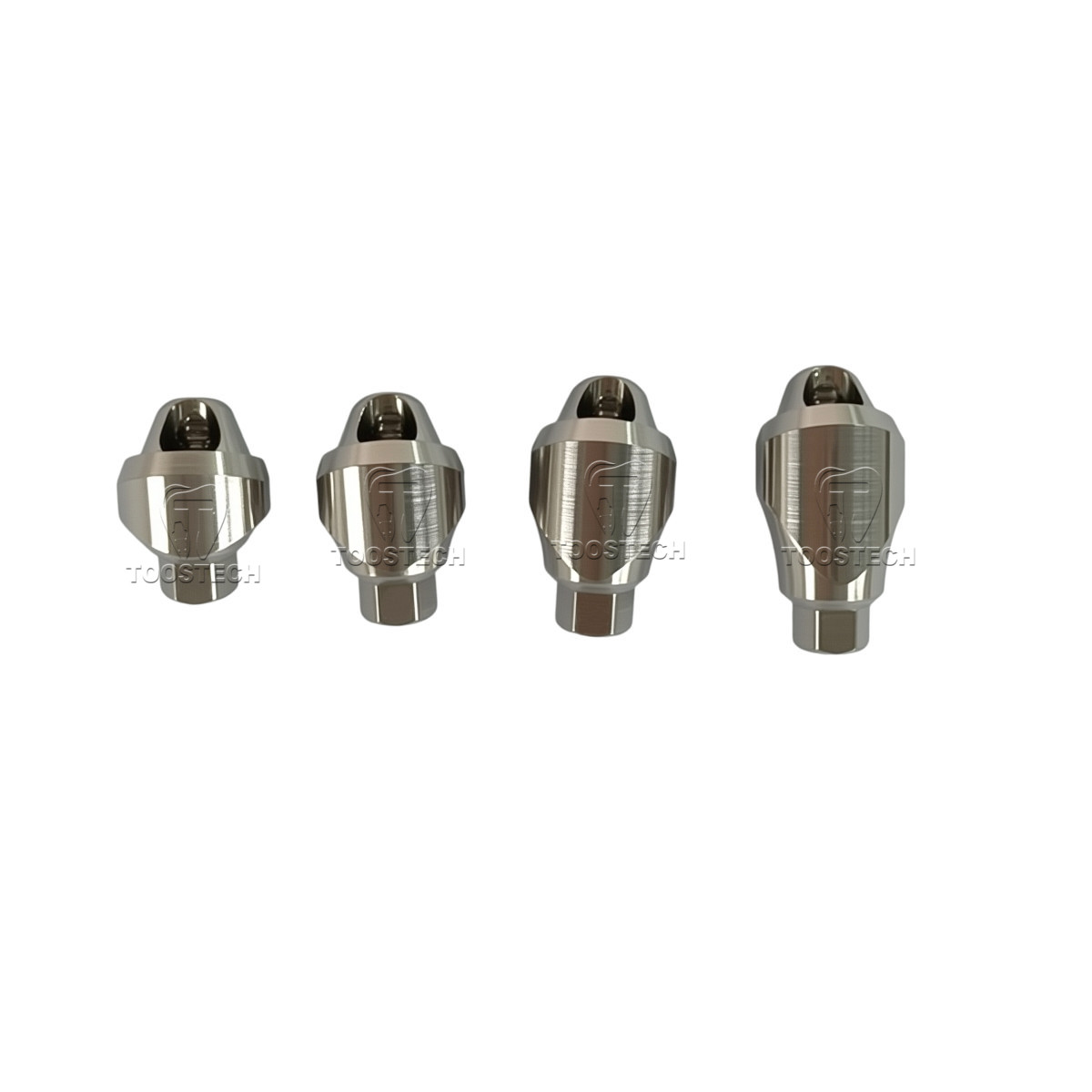 3pcs MUA 17º 30º angled multi unit abutment titanium fits to MIS Seven NP/SP