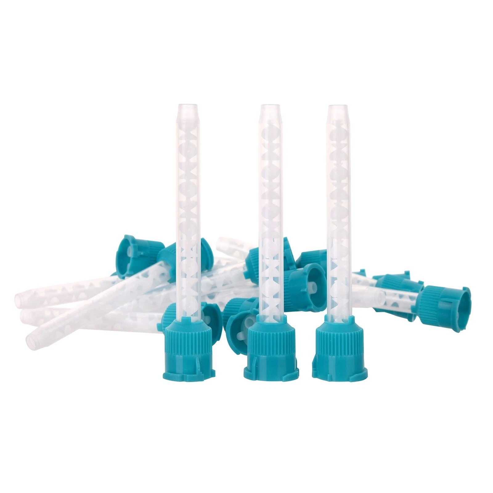 Dental Impression Material Mixing Tips Disposable Mixer Nozzle Mix Head 100PCS