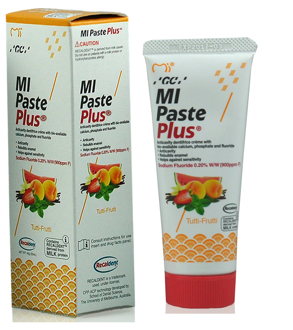 MI Paste Plus® Topical Tooth Créme with Calcium, Phosphate & Fluoride 40g by GC