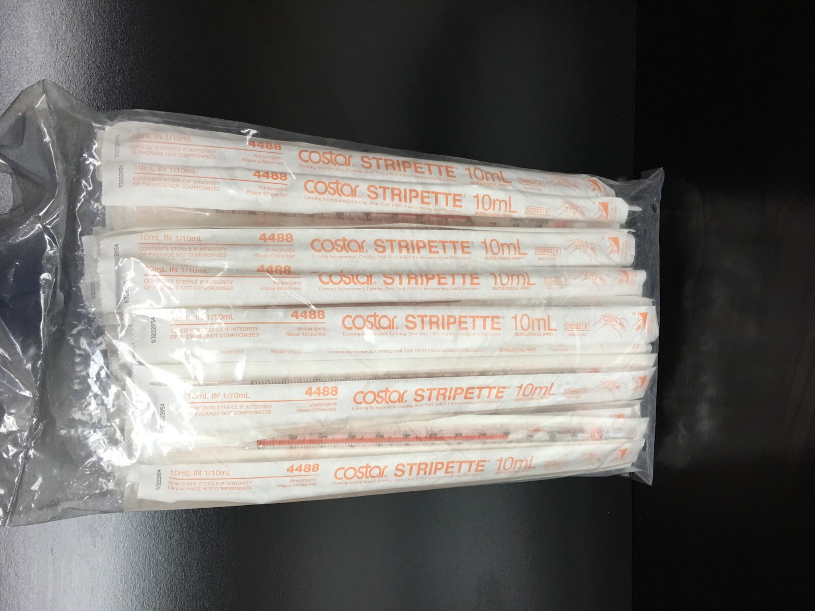 Corning Costar 4488 10mL Stripette Serological Pipettes