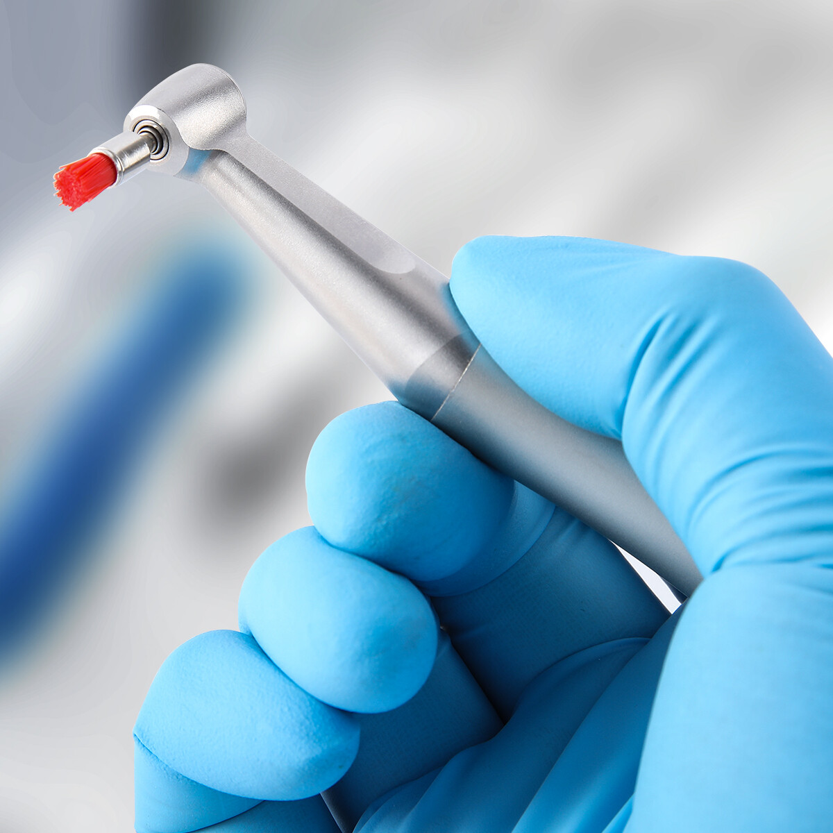 Dental Nylon Materials Closure Flat Polishing Polisher Prophylaxis Brushes